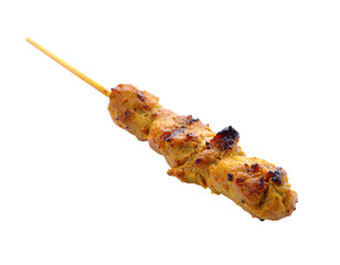 Grilled Chicken Skewer with a Delicious Golden Brown Crust.