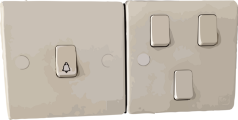 Electric Switch transparent background PNG