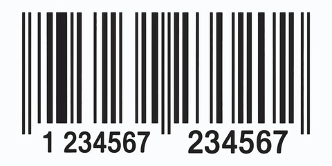 Barcode EAN 13 GTIN illustration