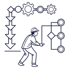 Process optimization workflow engineer diagram industry automation process optimization workflow engineer diagram industry