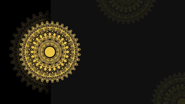 Luxury mandala art background with golden pattern style. Decorative mandala art element for print, poster, cover, brochure, flyer, banner, meditation, yoga, wedding, henna, tattoo, vector art