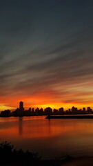Fototapeta premium sunset on the beach