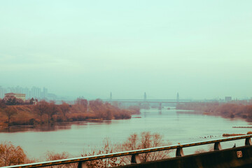 대구광역시 금호강 팔달교