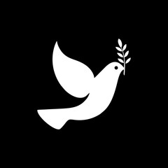 Obraz premium dove with peace sign