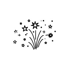 black and white floral design