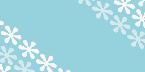 Hand drawn Snow Corner Panel, Rectangular Snow Border, Frost Corner Frame