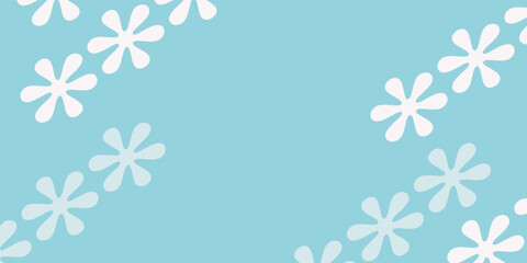 Hand drawn Snow Corner Panel, Rectangular Snow Border, Frost Corner Frame