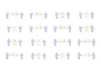 ビジネスで使えるドット風イラストセット2
