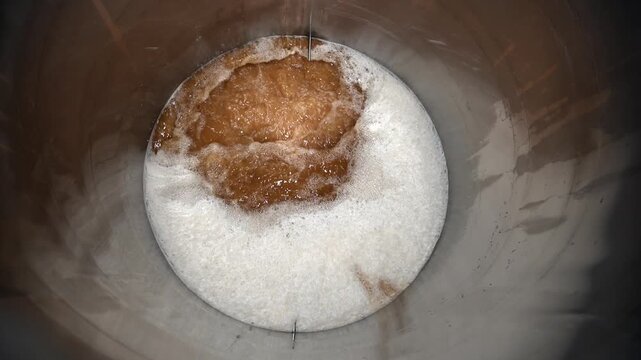 Crafting Unfiltered Beer at a Private Brewery Using Slow Motion to Showcase the Brewing Process