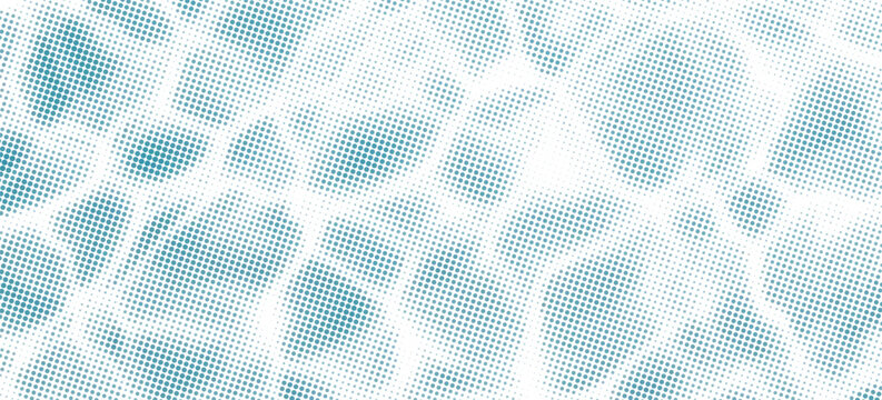 Blue and white water ripples light surface overlay background. 3d clear ocean surface pattern with reflection effect backdrop. Marble desaturated texture.