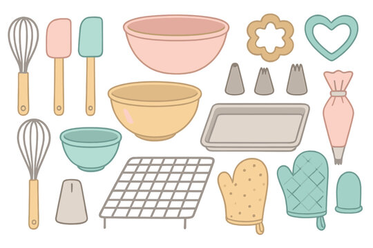 Baking Utensils and Equipment Set