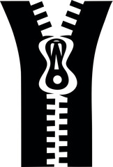 Vector illustration of a black and white glass vase set with silhouettes and fashion icons as a business design symbol for success