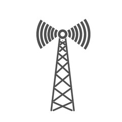 wireless signal transmitter mast antenna