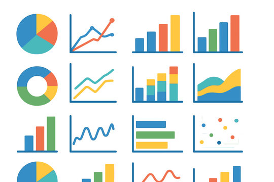 Collection of Data Visualization Charts and Graphs