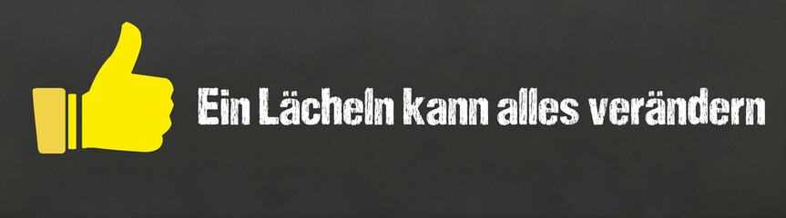 Ein Lächeln kann alles verändern