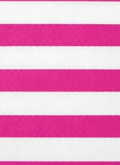 Horizontal, repeating pattern of bright pink and white stripes