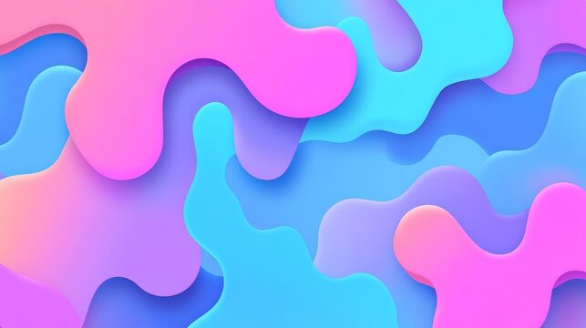 Vibrant abstract background with dynamic colorful shapes dynamic abstract art featuring vibrant flowing shapes and colors - Powered by Adobe