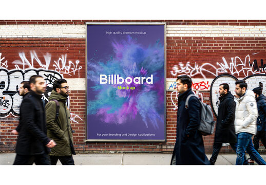 Street Billboard Mockup 59