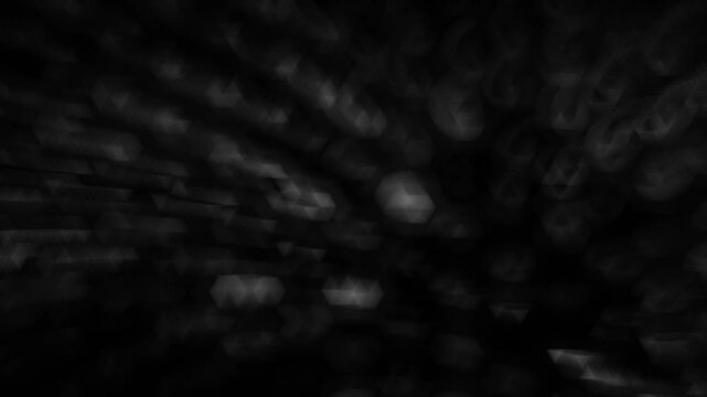 abstract flowing field of procedural spheres forming fabric-like surface with smooth wave motion, seamless loop