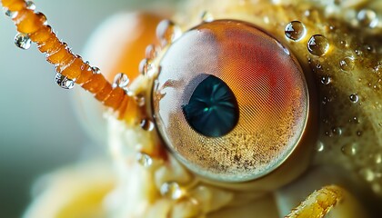 Macro Precision of a Single Water Droplet on Leaf Veins