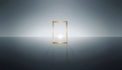 Golden doorway to new opportunities and success