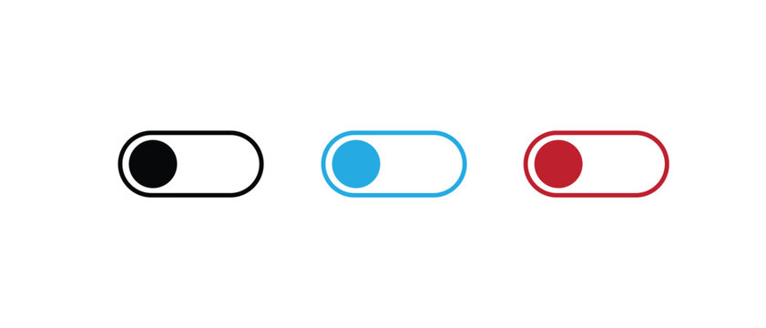 Toggle Switch Buttons Set