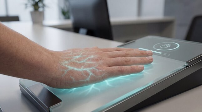 Hand Scan Biometric Identification Technology Device