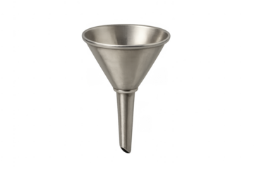 Stainless steel kitchen funnel for pouring liquids