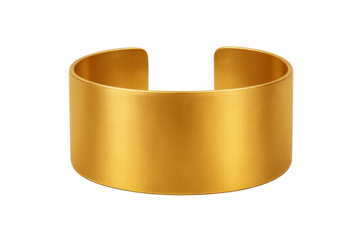 Gold cuff bracelet representing luxury and fashion accessory