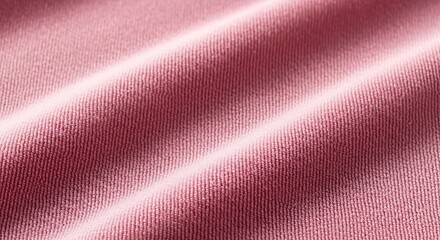 Soft pink fabric texture with gentle folds and a ribbed pattern.