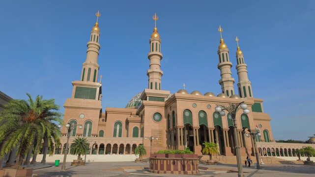 Baitul Muttaqien Mosque, the biggest mosque and islamic center in Samarinda, East Kalimantan, Indonesia
