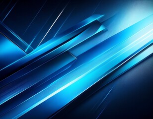 abstract glass effect background with vibrant blue light and diagonal stripes a sleek futuristic design with a glowing reflection modern futuristic background