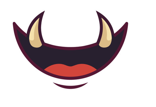 monster, mouth, teeth, tongue, fangs, scary, cartoon, creatures, faces, expressions, colorful, spooky, halloween, funny, jaws, smiles, growl, fantasy, characters, illustration