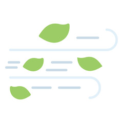 Wind vector icon. Weather icon flat style. perfect use for logo, presentation, website, and more. modern icon design color style 