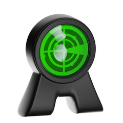 3d exploring radar icon scanning for objects