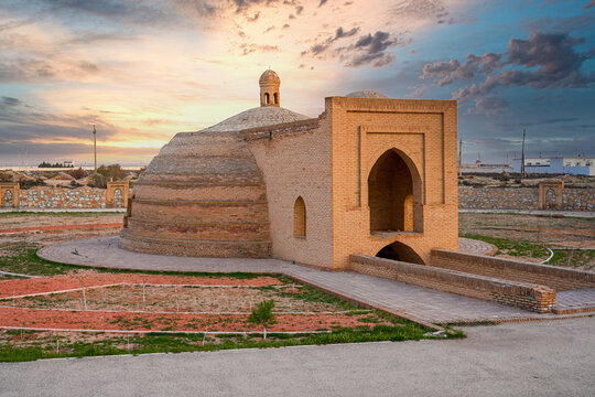 Rabat Malik Cistern (Sardoba) - 11th Century water supply on the Silk Road, Uzbekistan, Central Asia
