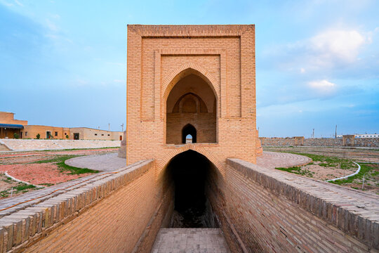 Rabat Malik Cistern (Sardoba) - 11th Century water supply on the Silk Road, Uzbekistan, Central Asia