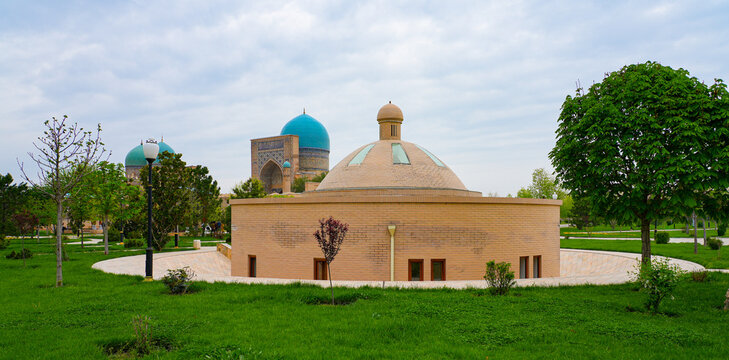 Sardoba (water cistern) of the Dorus-Saodat Complex : Timurid Dynasty's royal burial site in Shakhrisabz, Uzbekistan, Central Asia