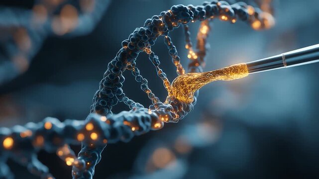 genetic engineering of dna helix structure with gene editing tool