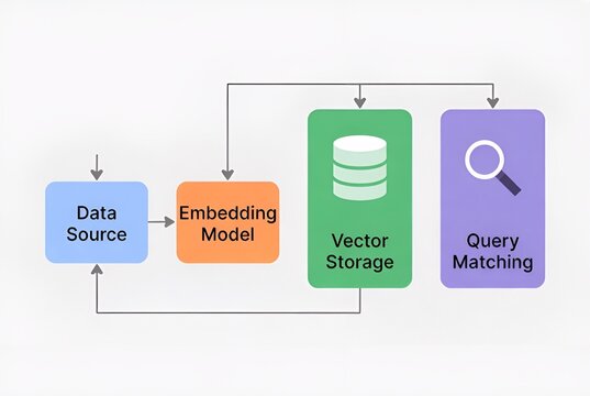 AI Embedding Storage Concept
