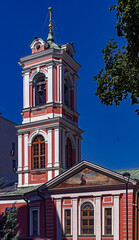 Resurrection church in Moscow, Russia. Constructed in 1629