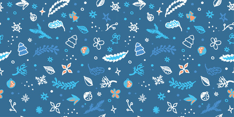 winter seamless pattern