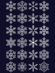 Snowfall design, Snowfall set  art 
