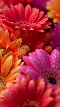 Makroaufnahme bunter Bl&uuml;ten