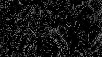 Abstract topographic contours map background. Topography lines and circles background. Topographic map Patterns.  © Creative