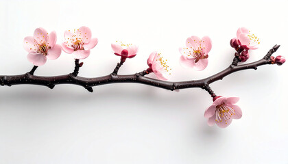 Cherry blossoms in full bloom over serene Japanese garden – vibrant spring scenery