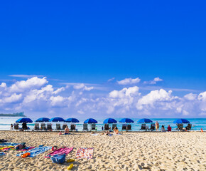ハワイ　ワイキキビーチ