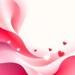 abstract background with red waves