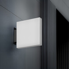 An image of a Facade Wall Sign on a Street