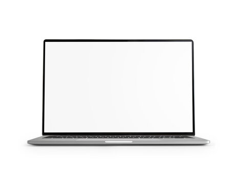 An image of a Laptop isolated on a white background